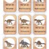 Dinosaurier & Flugsaurier - Spiel "Ich habe, wer hat"
